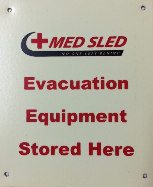 Med Sled® Flush Mount Hallway Sign
